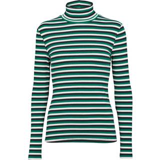 Ludmilla High-neck - Green jacket / black / whisper white L - 96% Cotton (Organic), 4% Elastane - T-shirts