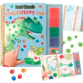 Dino World Fingerprint Fun Malebog