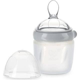 Haakaa Flaske med ske 160ml - Grey