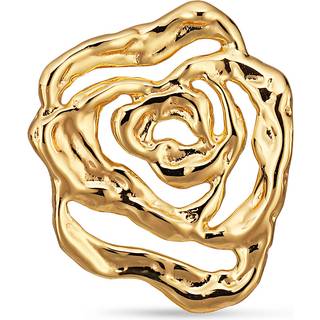 Jane Kønig Rose Ørering Single 18 kt. Forgyldt Sølv RE-HOL23-G-Left - Dame - 925 Sterling Silver