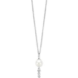 Spirit Icons Swan Pendant Sterling Sølv Halskæde med Perle