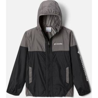Columbia Flash Challenger Windbreaker L BLACK, CITY GREY