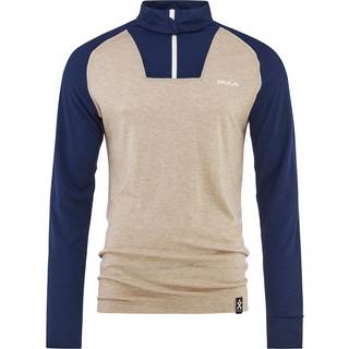Bula Men's Retro Merino Wool Halfzip Sweater Navy, S