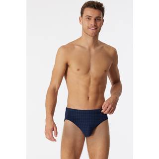 Schiesser Herren Unterwäsche blau Baumwolle & Mix Gemustert