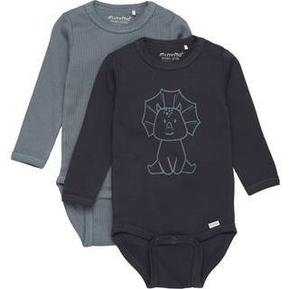 Minymo Body 2-pak, Dark Navy, 68