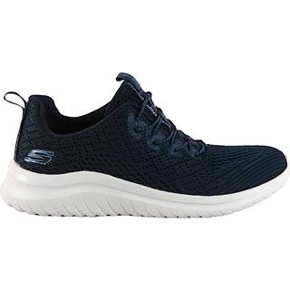 Skechers Ultra Flex damesko - (Mørk blå, str. 41, Tekstil) - Udsalg