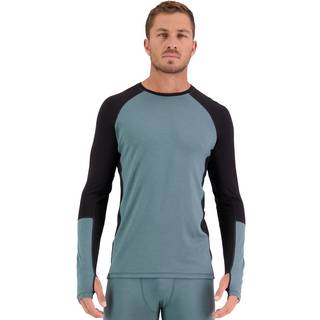 Mons Royale Olympus LS Herre Trøje (Burnt Sage / Black)
