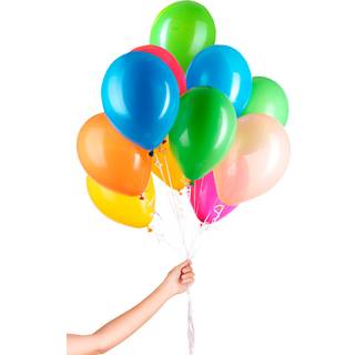 30 Latex Ballons für Helium mit Schnur