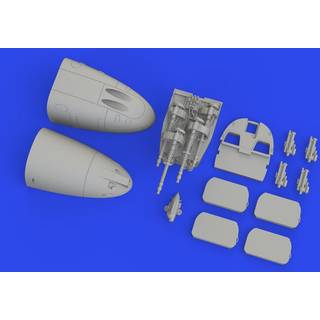 Bf 110E nose guns PRINT 1/72 EDUARD