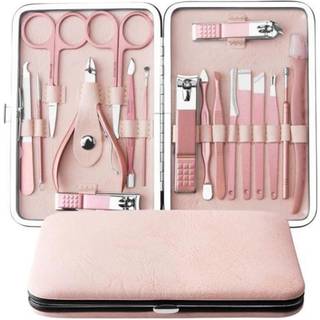 UNIQ 18-i-1 Manicure Sæt | Pink