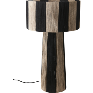 Affari of Sweden, JULLAN bordlampe sort/naturlig 72 cm
