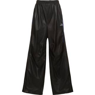 Balenciaga - Straight-Leg Striped Leather Sweatpants - Men - Black - IT 46