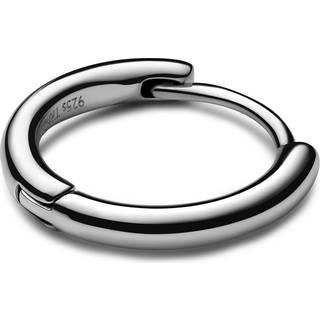 Argentia | 925s | Rhodiumbelagt Sterlingsølv Hoop Ørering