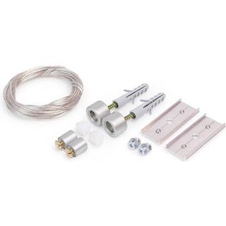 Wireophæng til LED Profil - 50V - 1.5m - Sølv