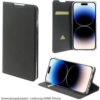 iPhone 15 Pro 4smarts Urban Lite Wallet Flip Cover - Sort