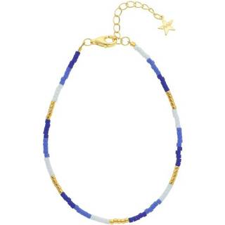 Nuni Copenhagen Kira Armbånd 18 kt. Forgyldt Sølv A3025-Blue - Dame - 925 Sterling Silver