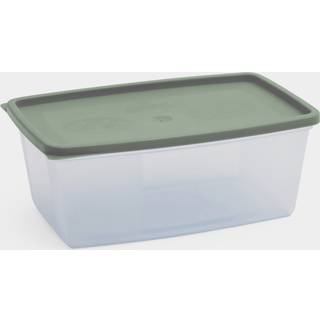 Madkasse Nordiska Plast Frys/Micro ECO, transparent/khaki grøn, 800 ml, 3-pack