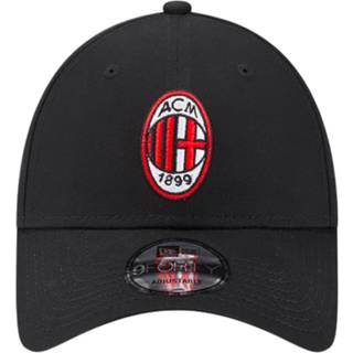 AC Milan Black 9FORTY Adjustable Cap newera adult unisex Black newera adult unisex Black newera adult unisex Black newera adult unisex Black newera ad - Osfm