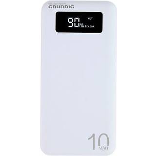Grundig Powerbank 10000mAh med LED-display og 2 USB-outputs - WeDoBetter.dk