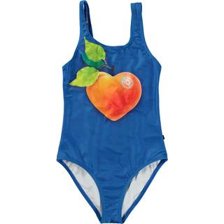 Molo Nika Badedragt Peace & Love 116 cm  Blå  116 cm  kvinde