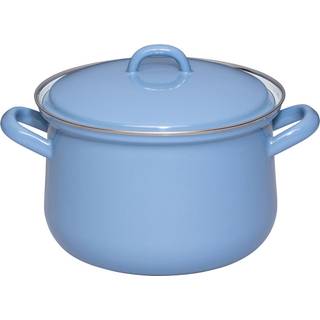 Riess Classic Nature Blue Fleischtopf 18 cm / 2,5 L - Emaille - Blau