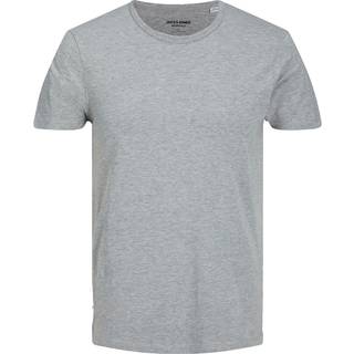 Ensfarvet O-hals T-shirt