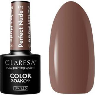 Claresa SoakOff UV/LED Color Perfect Nude Gel neglelak Skygge 3 5 g - 5 g