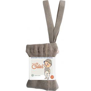 Silly Silas GOTS Roomy Fodsløse strømpebukser Peanut Blend 1-2 Y  Beige  1-2 år  Unisex