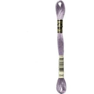 DMC Mouliné Spécial 25 Broderigarn, Ensfarvet, Blå/Lilla nuancer 3042 Indhold: 100% Bomuld Effekt: Ensfarvet Længde/tykkelse: 8 meter, 6-trådet Vask: Max 95 °C / Tåler ikke tørretumbling.