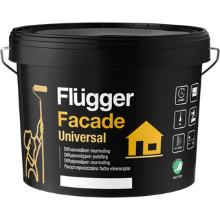Svanemærket Flügger Facade Universal - Olieemulsionsmaling 9,1 L