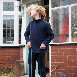 Tog 24 Tog 24 Blue Toffolo Zip Neck Fleece