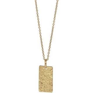 Nordahl Jewellery - TWO-SIDED52 halskæde i forgyldt sølv m. vedhæng**