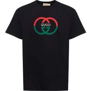 Gucci - Logo-Print Cotton-Jersey T-Shirt - Men - Black - S