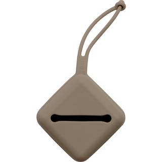 BIBS Accessories Pacifier Case - Silikone - Sutteboks m. Plads til 3 Sutter - Dark Oak