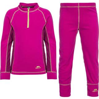 Trespass bubbles - b kids m/fleece base layer AZALEA X 5/6