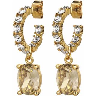 DYRBERG/KERN BARBARA ØRERING 430038 (Gold, Crystal, ONESIZE)