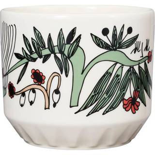 Arabia Puutarhurit krukke Ø12x10 cm Grøn-hvid-rød