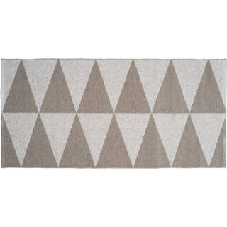 Scandi Living Rime plasttæppe greige 70x200 cm