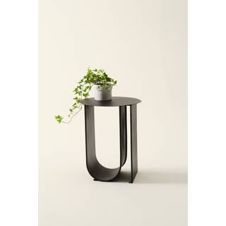 LOSTALLO sidebord diameter 40,5 cm - Sort