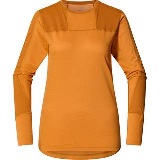 Natural Blend Tech Crew Neck W Desert Yellow/Golden Brown (L)