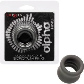 California Exotics Alpha Scrotum Stretching Ring Grey