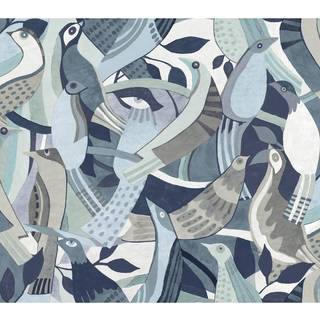York Wallpaper Fauvist Flock AG2015