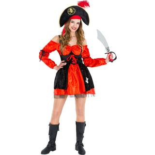 Piratkvinden Mia Støvlerem kostume - M