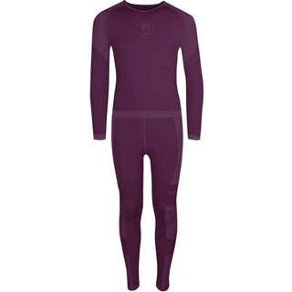 Trollkids Kid's Hemsedal Baselayer Set Syntetisk undertøj Børn størrelse 104 farve lilla