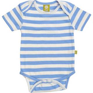 Kortærmet body - Blå bredstribet