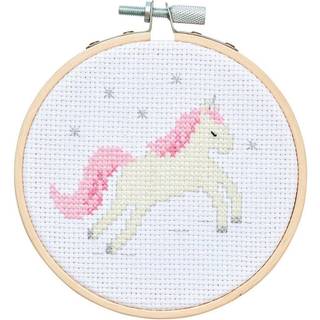 Stickpackung Mini Kit Einhorn Bild Ø 10cm