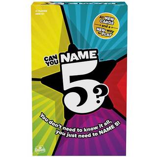 Goliat Namn 5 Brädspel | Namn 5 saker innan tiden går ut | Party Game Family Game Night | För 2 eller fler spelare eller lag i åldrarna 12