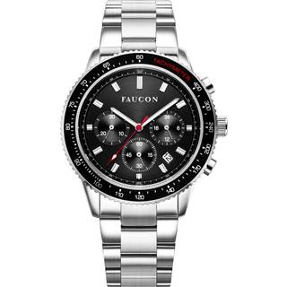Faucon Speedtimer F10013 - Herre - 43 mm - Analog - Quartz - Safirbelagt Mineralglas