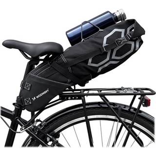 Stor saddeltaske til cykel med nem montering - op til 65cm og 12l