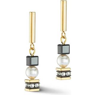 Coeur de Lion Ohrringe - Mysterious Cubes & Pearls - 408521.1316.0 - gold